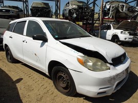 2003 Toyota Matrix White 1.8L AT #Z22020